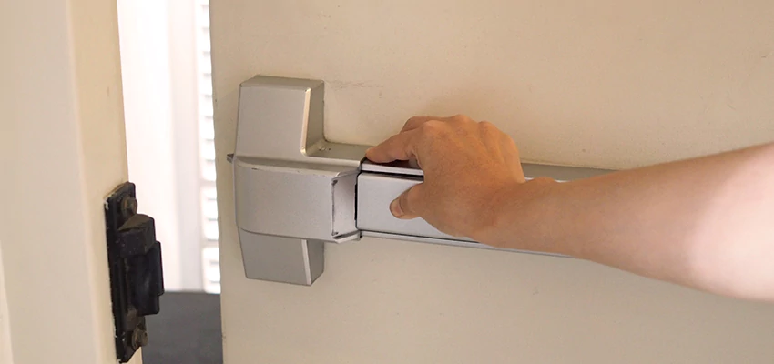 Roller Gate Panic Bar Installation in Crestline, California